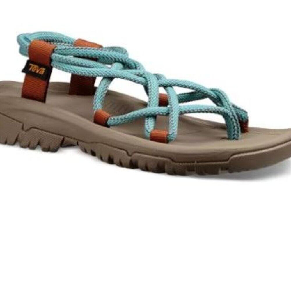 Teva Women's Sandals in Aqua and Brown